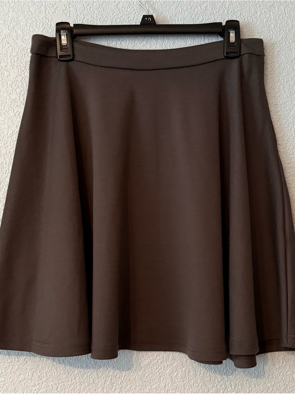 Classic Vintage A-Line Warm Gray Women's Cool-Weather Skirt
